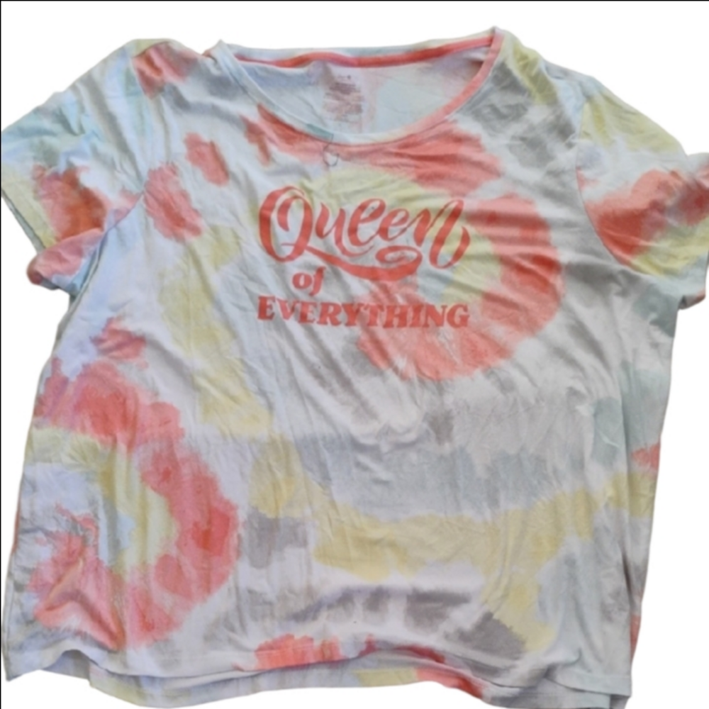 🚨5 For $25🚨Secret Treasures Tie-Dye Women's Top - Pink, Orange, Yellow
